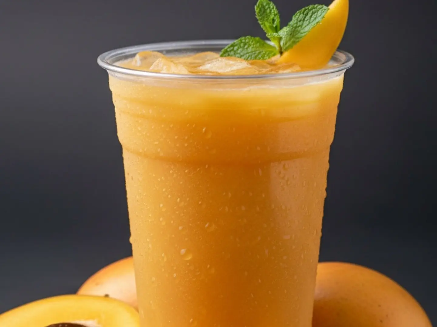 عصير مانجو طازج (وسط)