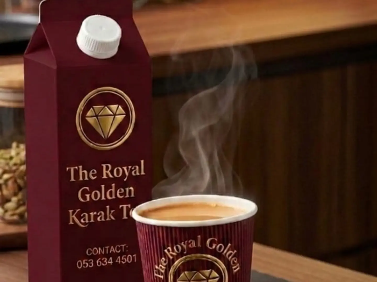 رويال جولدن كرك شاي عبوة خاصة (1 لتر)