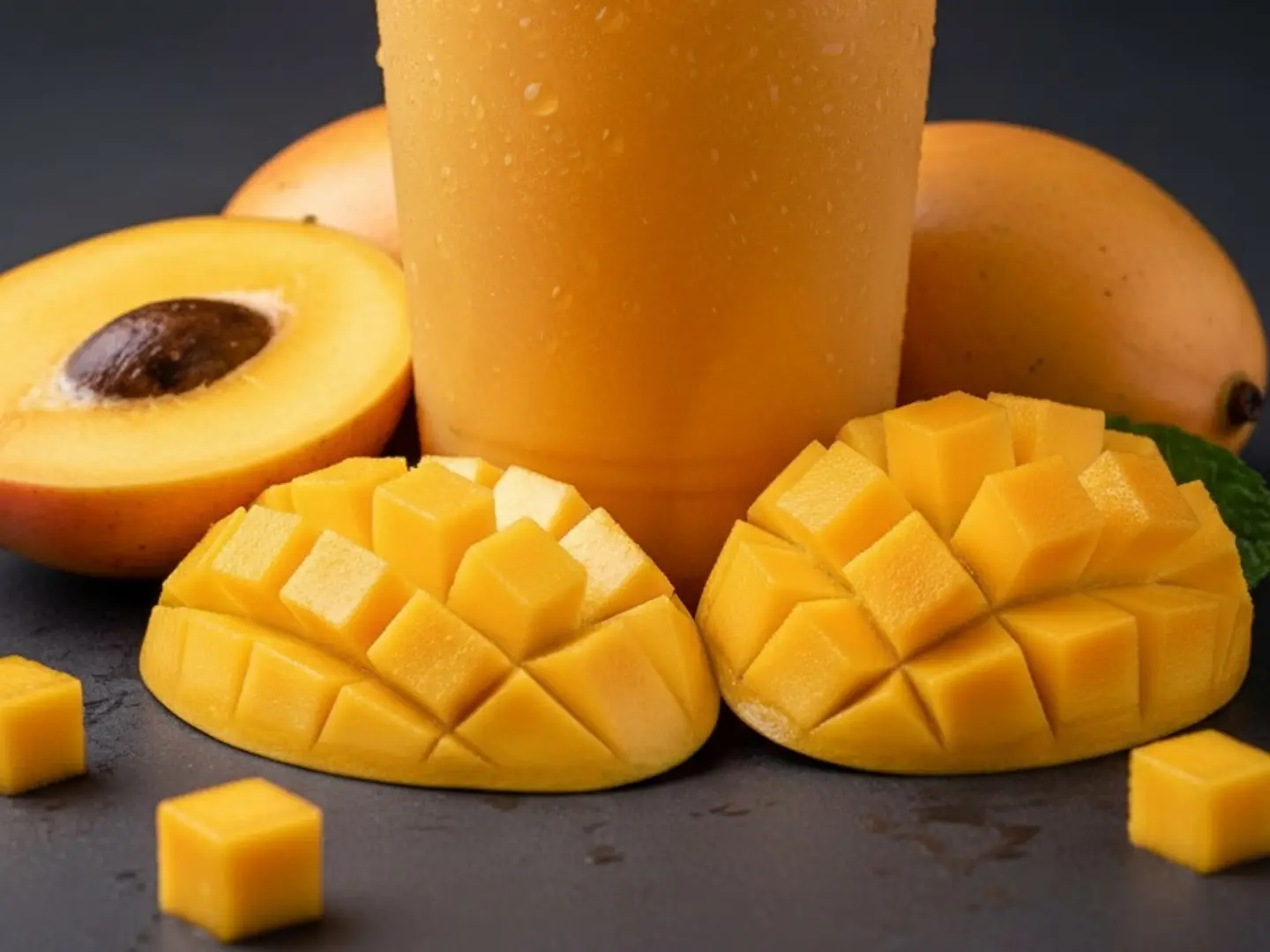 عصير مانجو طازج (1 لتر)