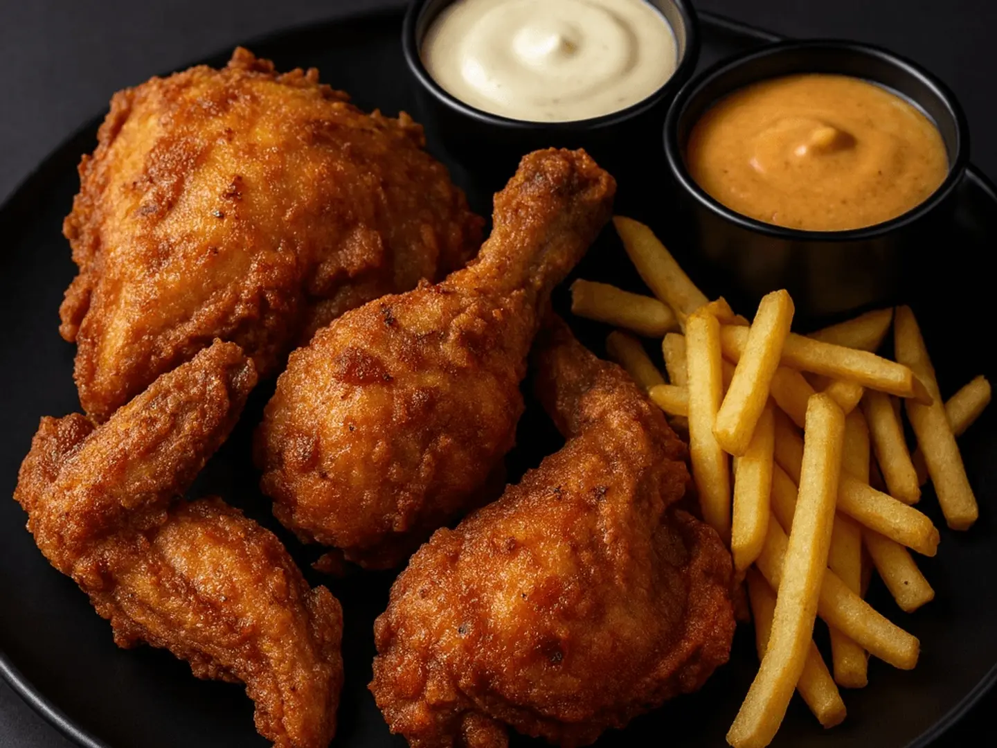 دجاج كرانش كراون المقرمش (حار)