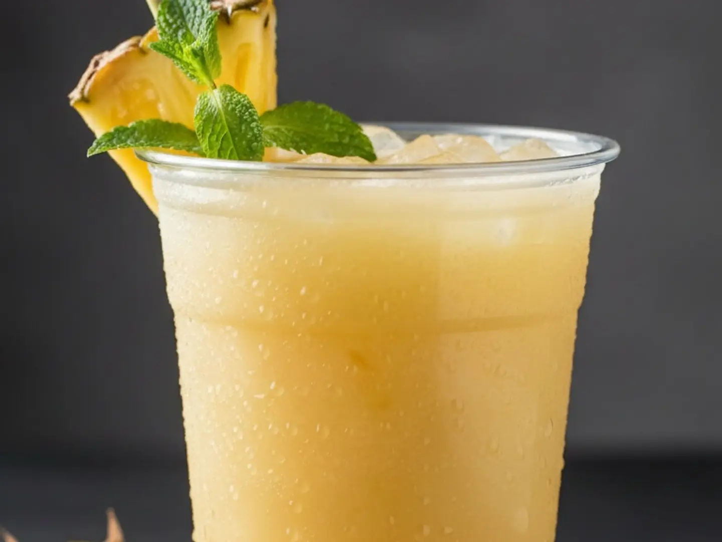 عصير أناناس طازج (كبير)