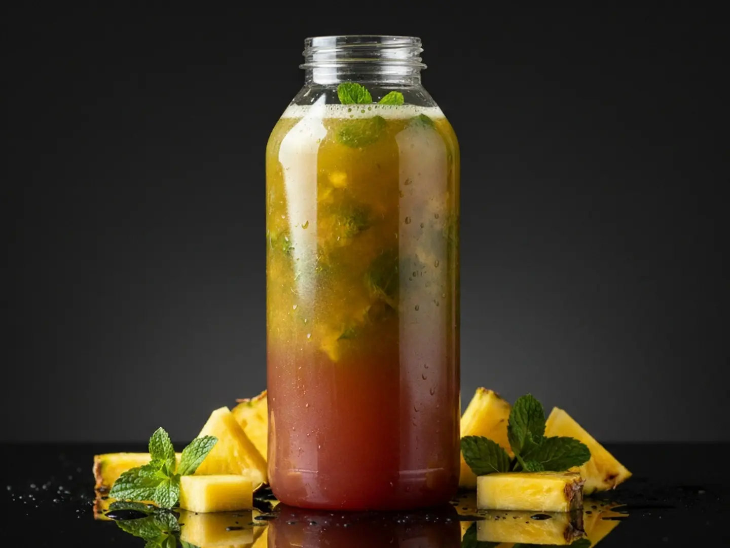 أناناس بالنعناع (1 لتر)