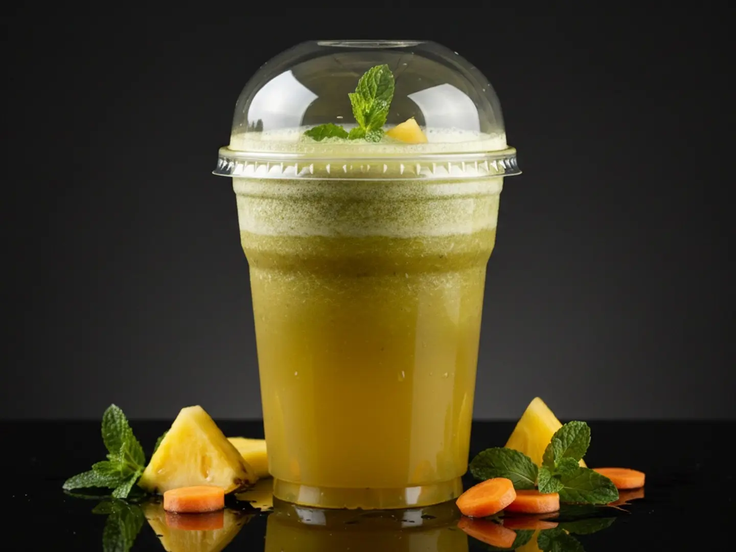 أناناس بالنعناع (كبير)