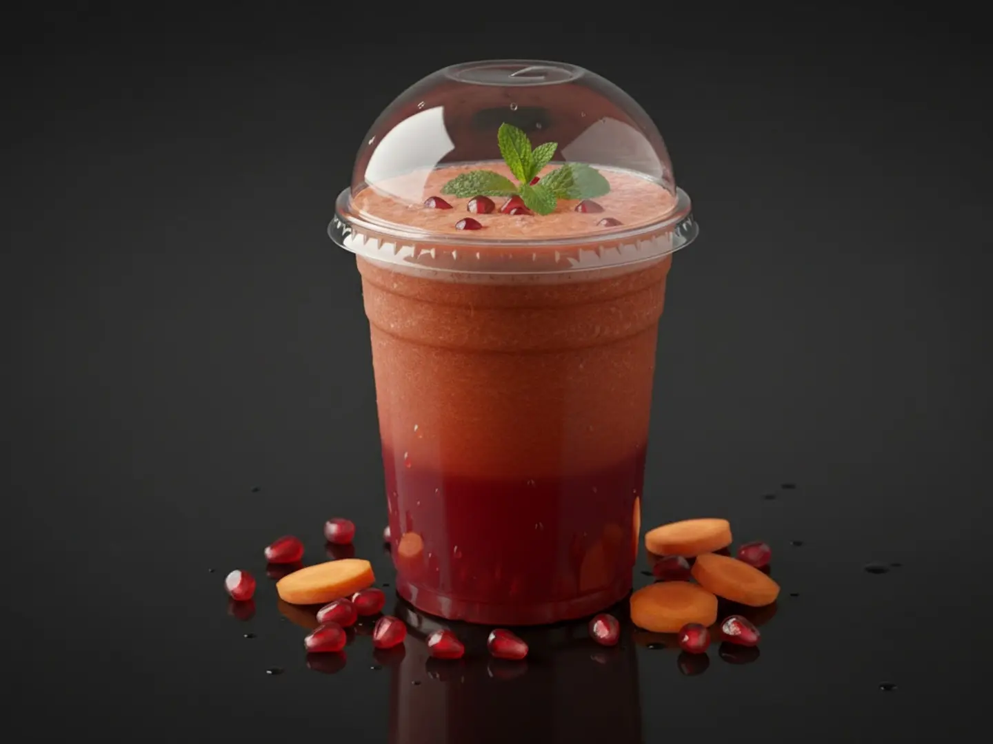 مزيج الرمان الخاص مع الجزر (متوسط)