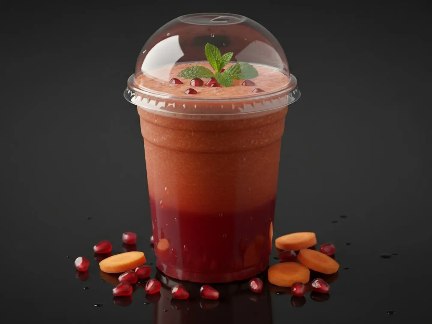 مزيج الرمان الخاص مع الجزر (كبير)