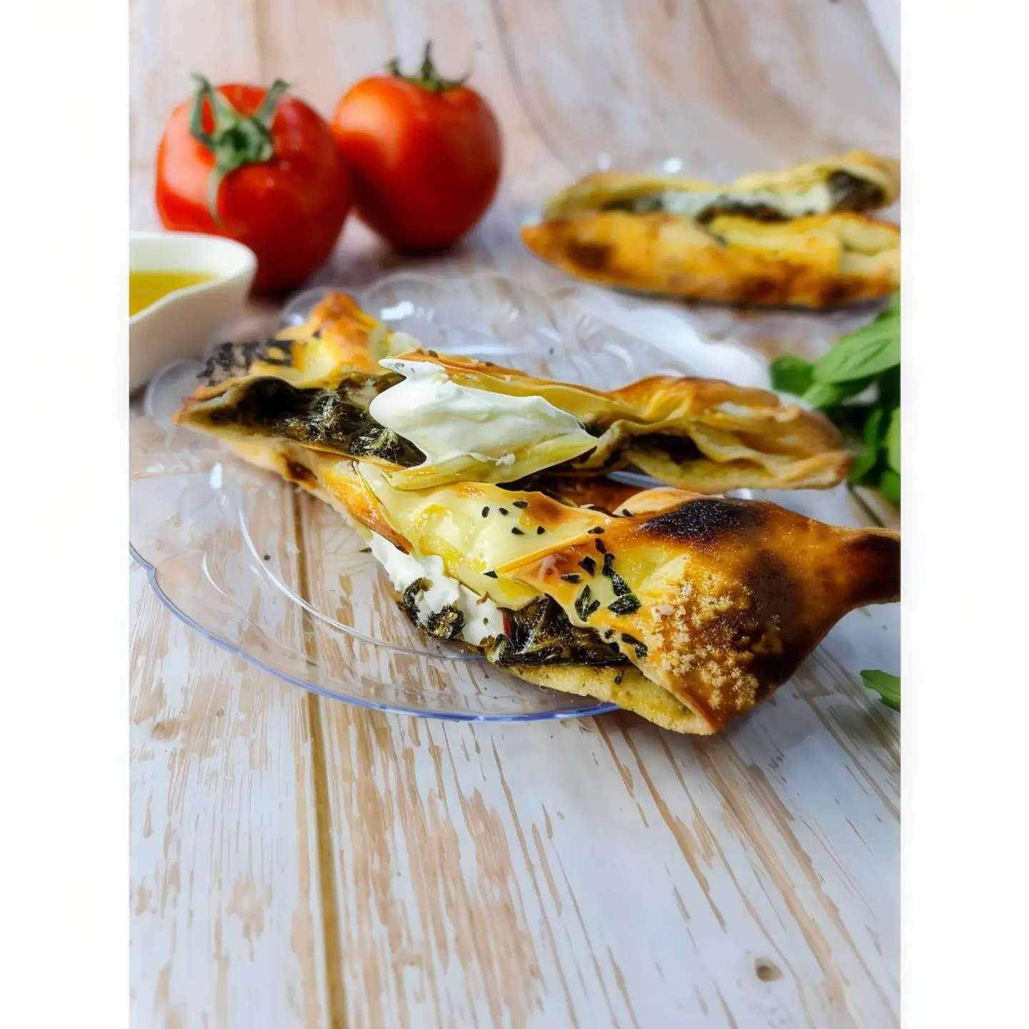 Mix Spinach Labneh Pie