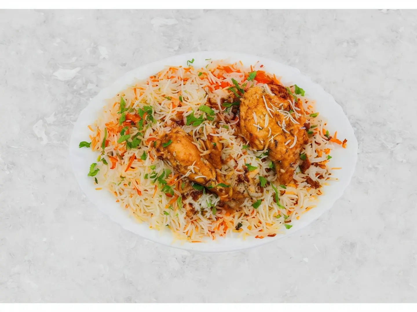 دجاج خمسة وستون برياني