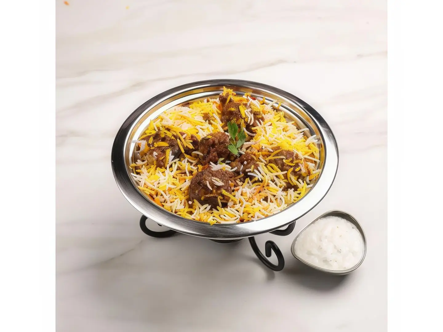 لحم ضأن برياني عائلي