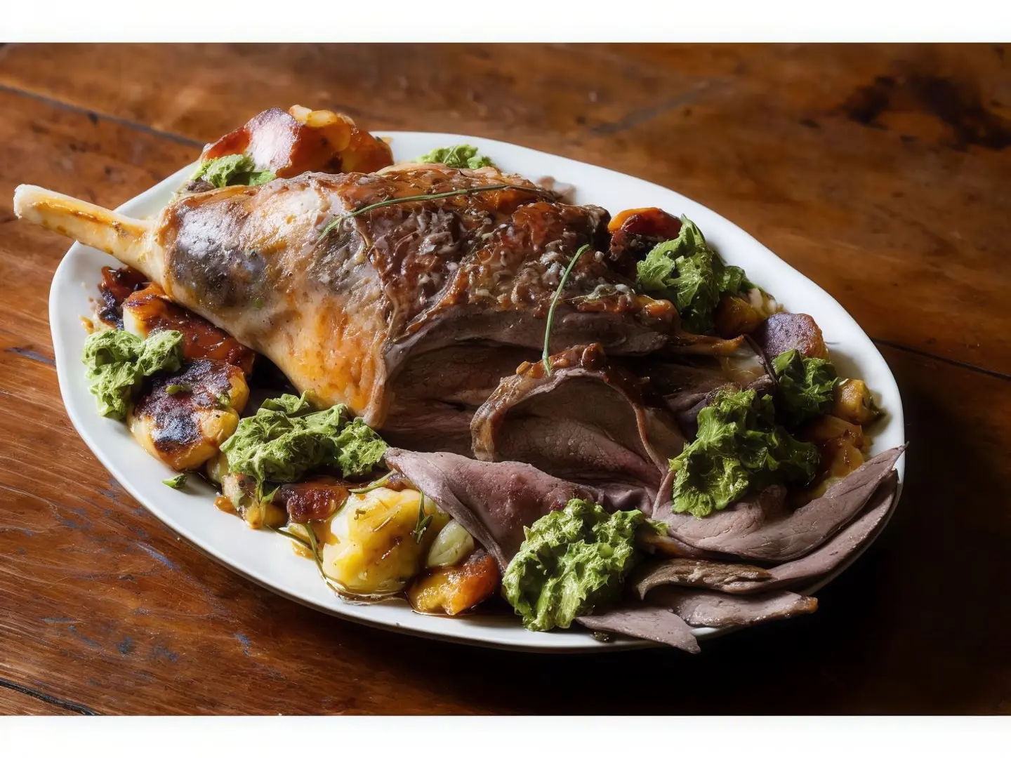 لحم ضأن مشوي