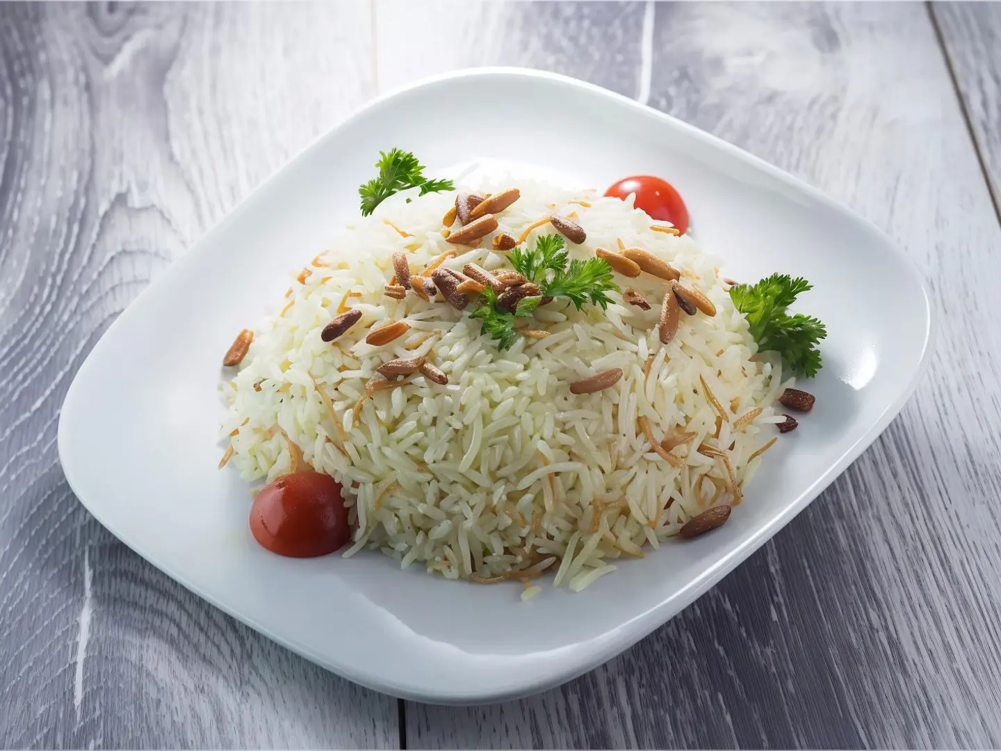 أرز مقلي بالخضار