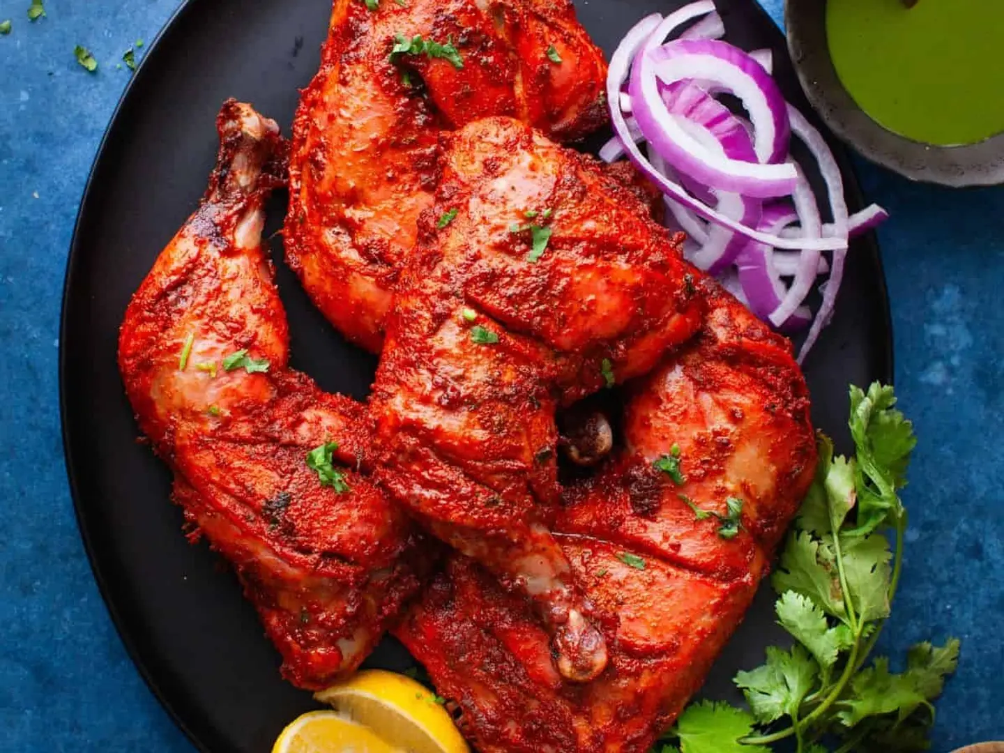 نصف دجاج تندوري