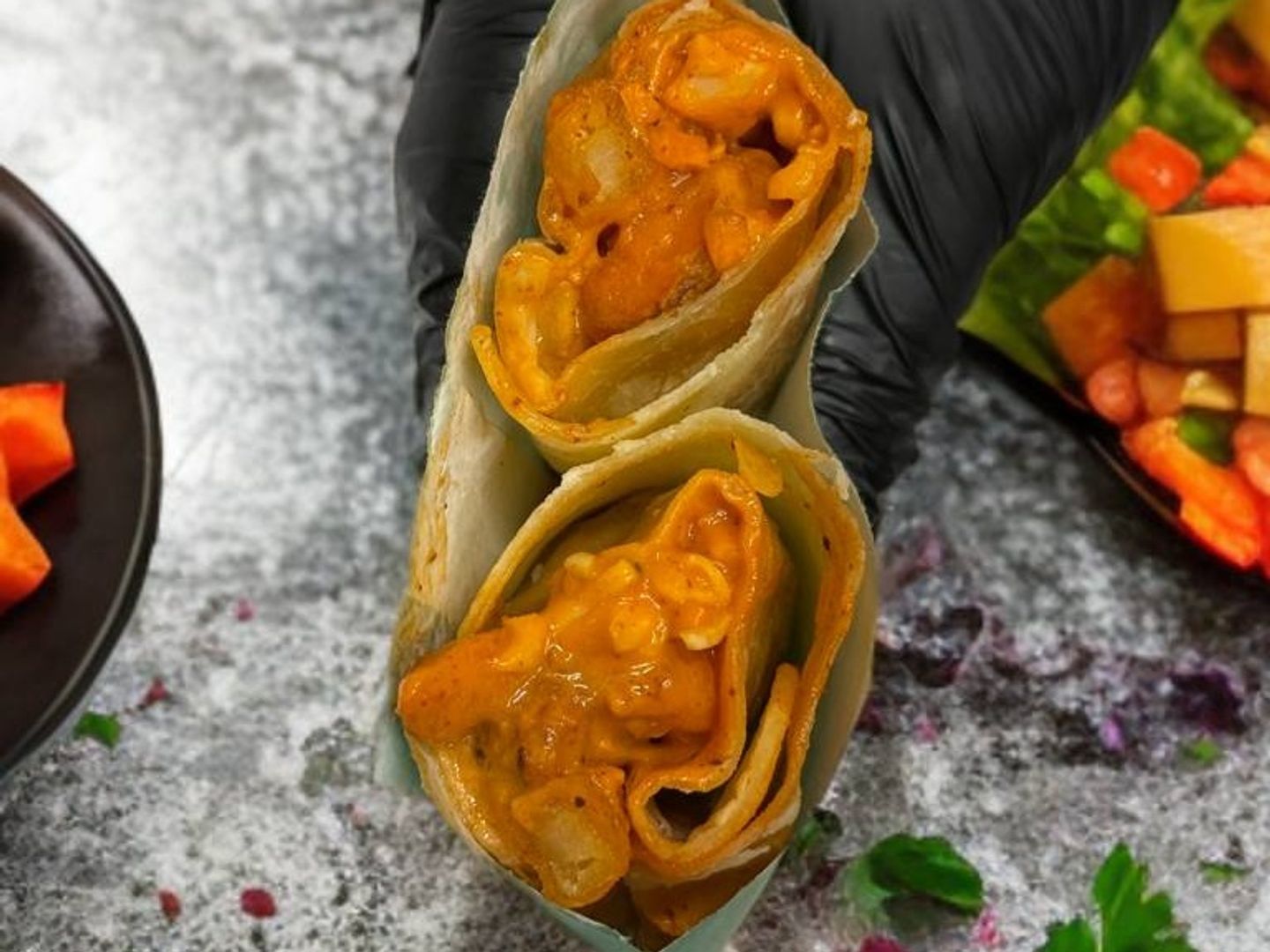 Shrimp Tikka Sandwich