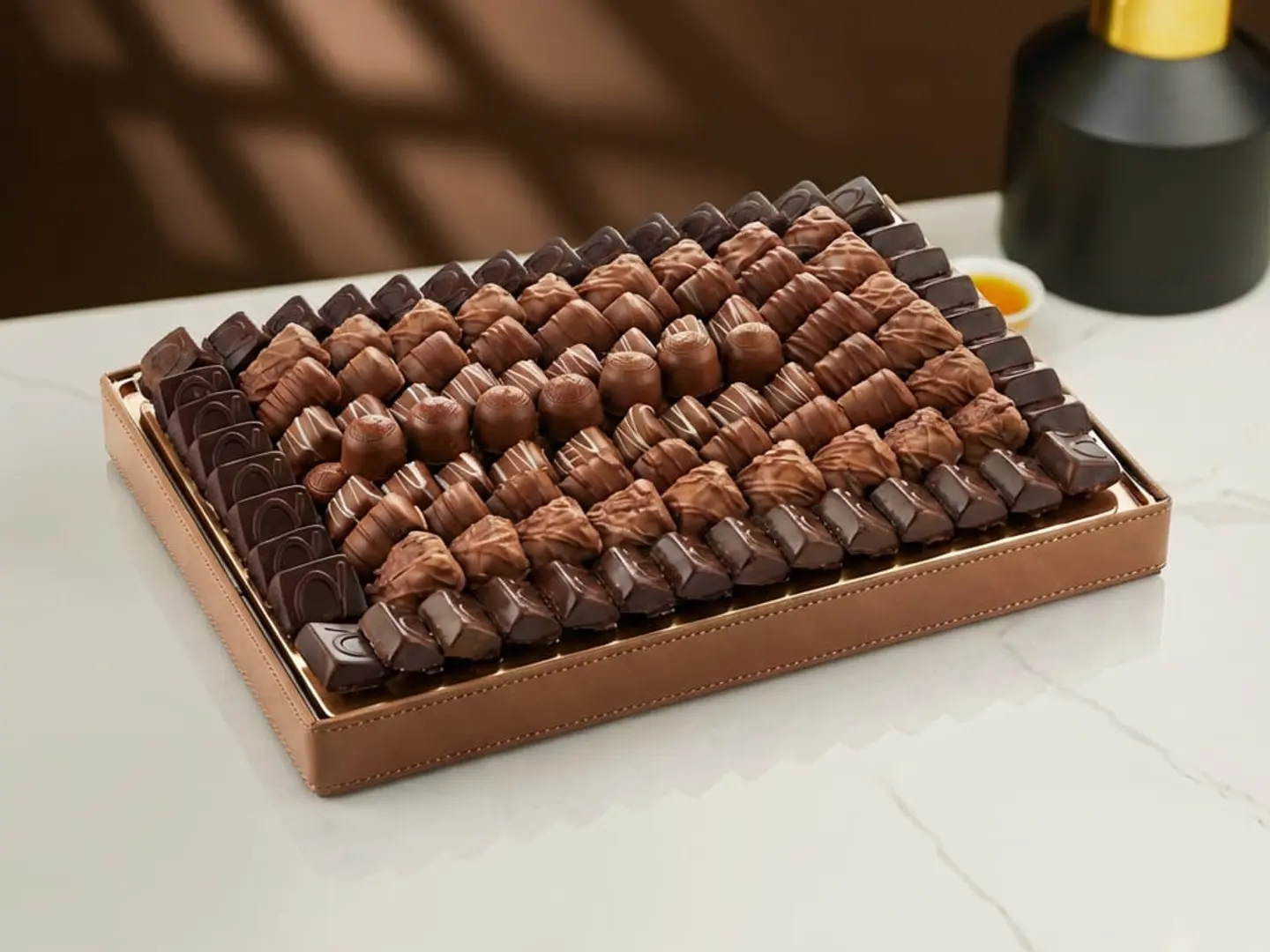 Rectangular Leather Tray