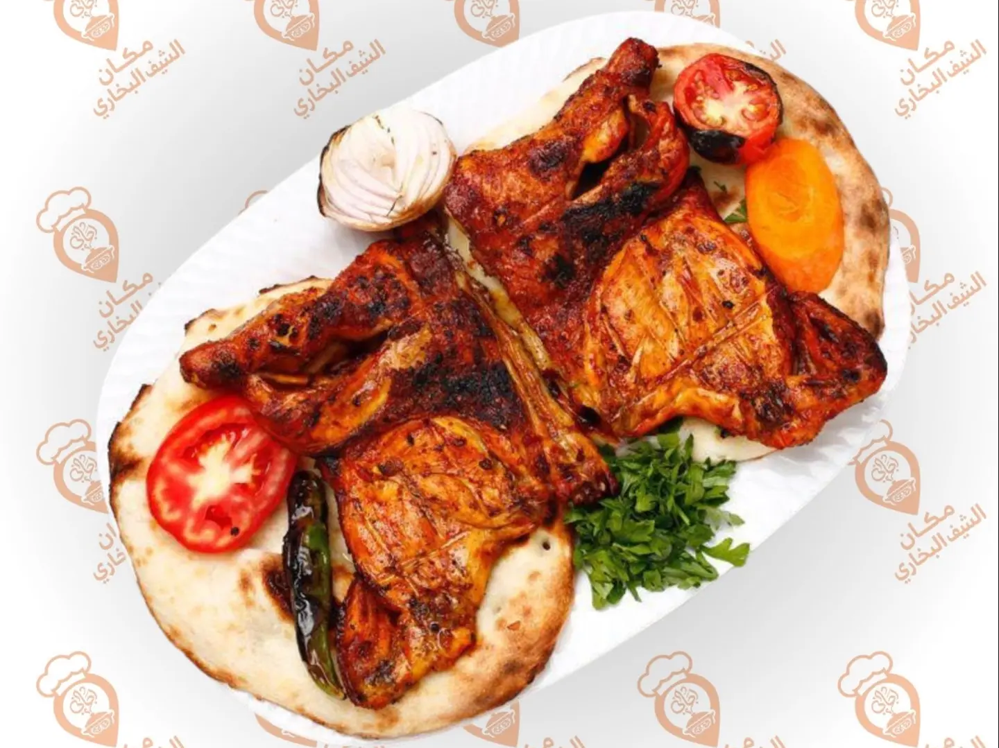 Offer Half Chicken On Charcoal Plain And Half Chicken On Charcoal For Free