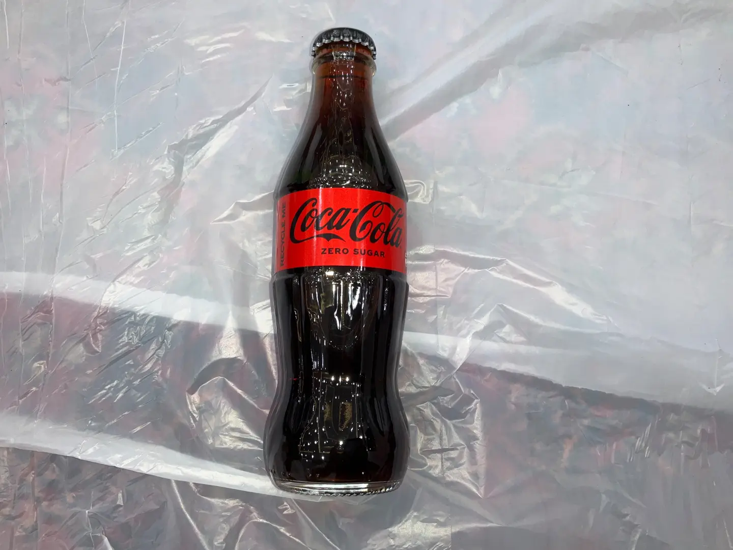 كولا زيرو زجاج