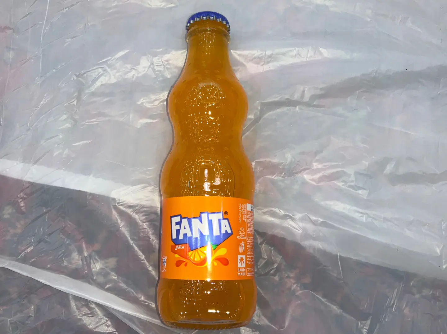 فانتا برتقال زجاج
