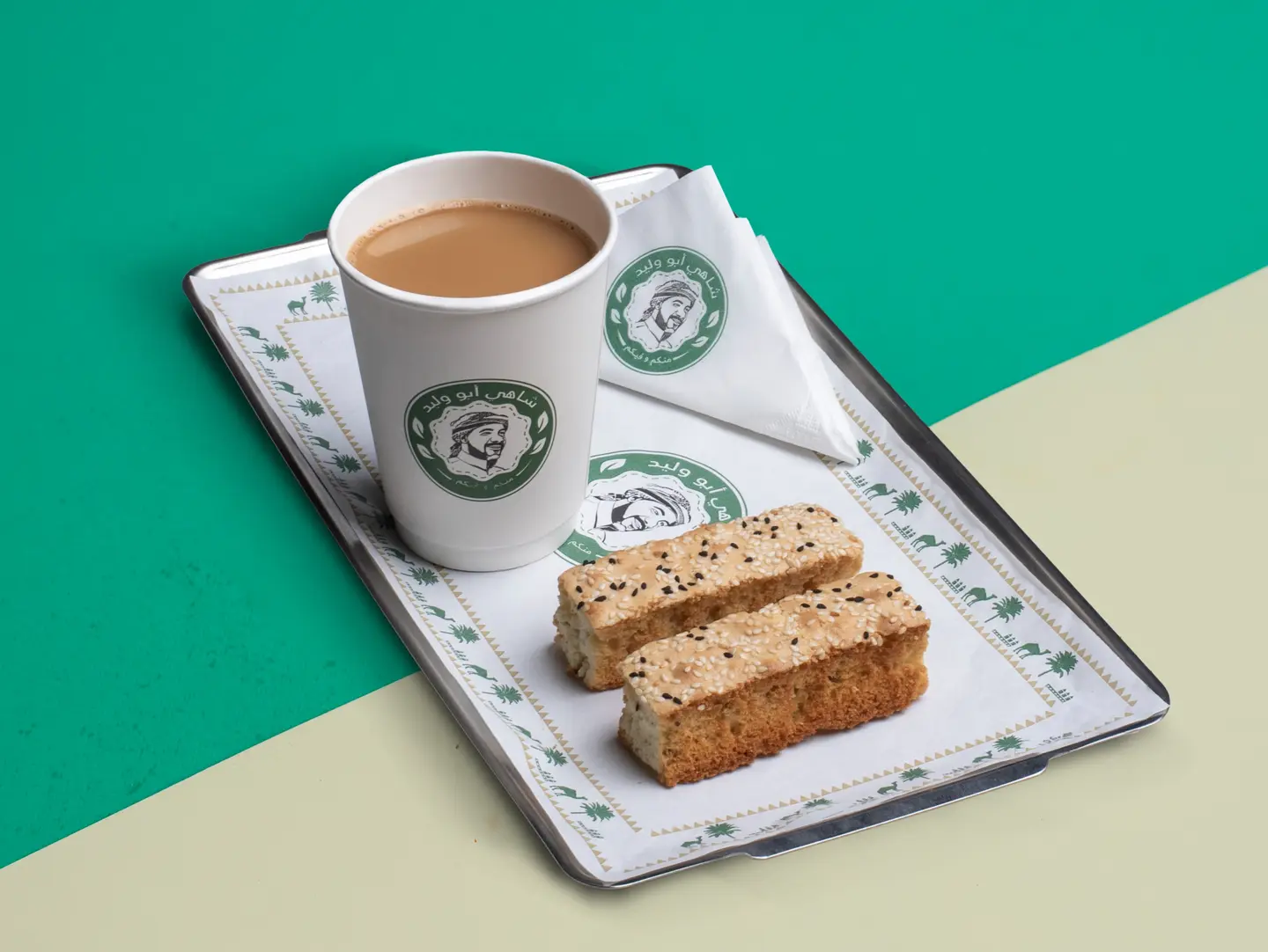 Karak Medium Tea + Shaboura