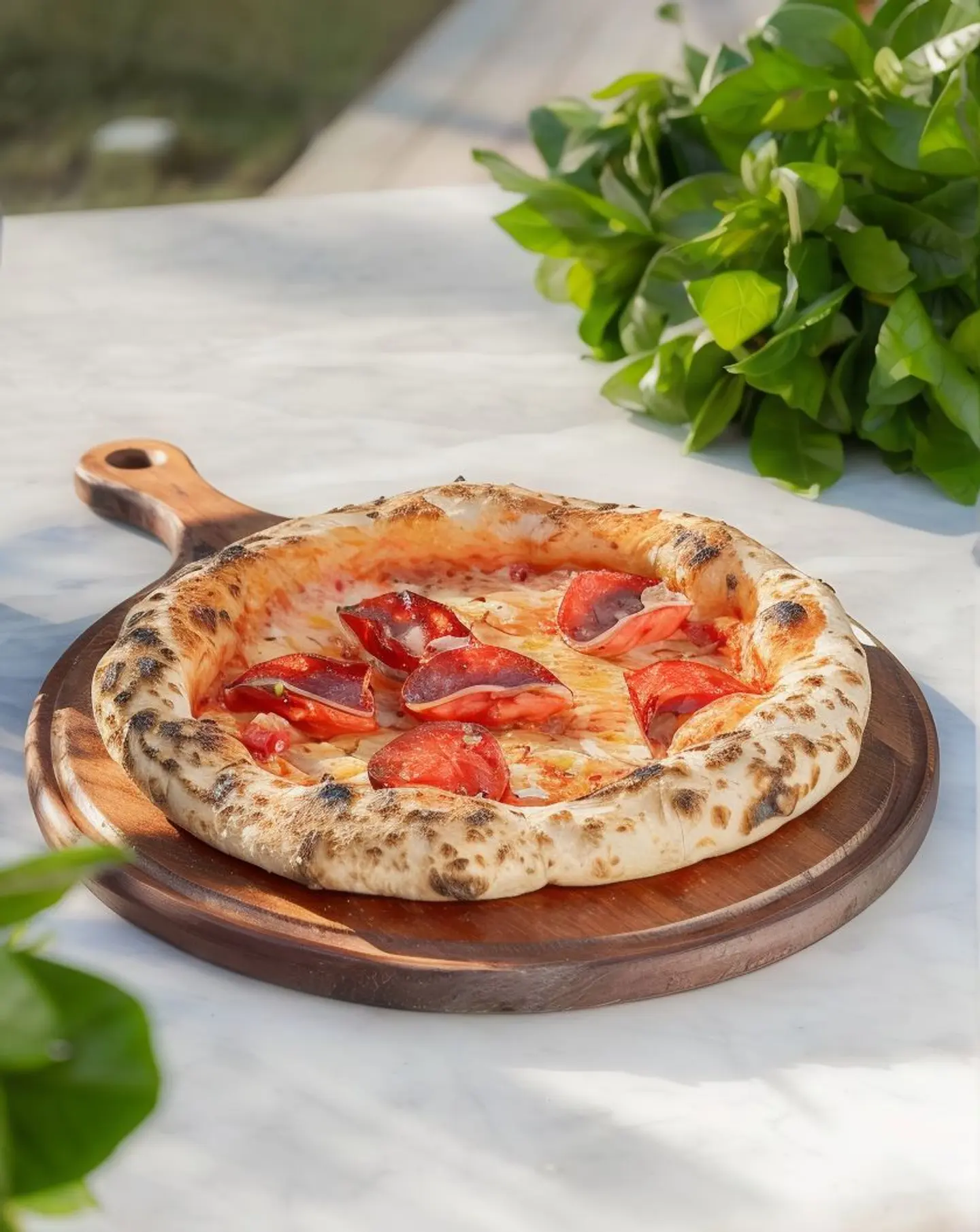 Salami Pizza