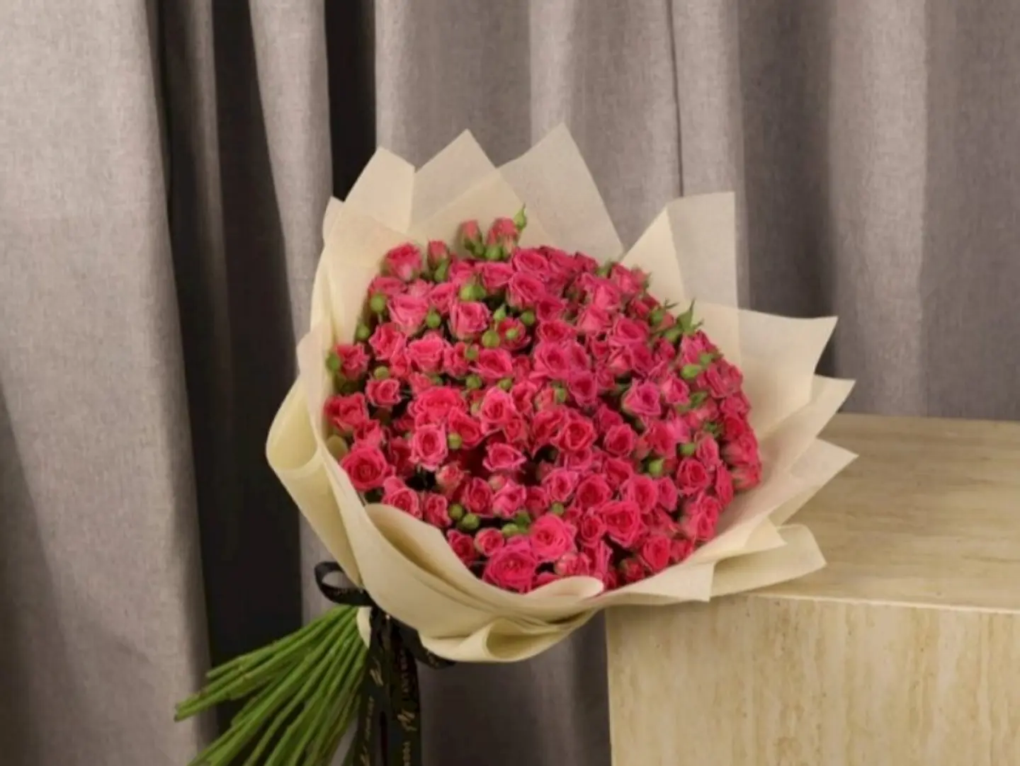 Natural Baby Rose Bouquet 001