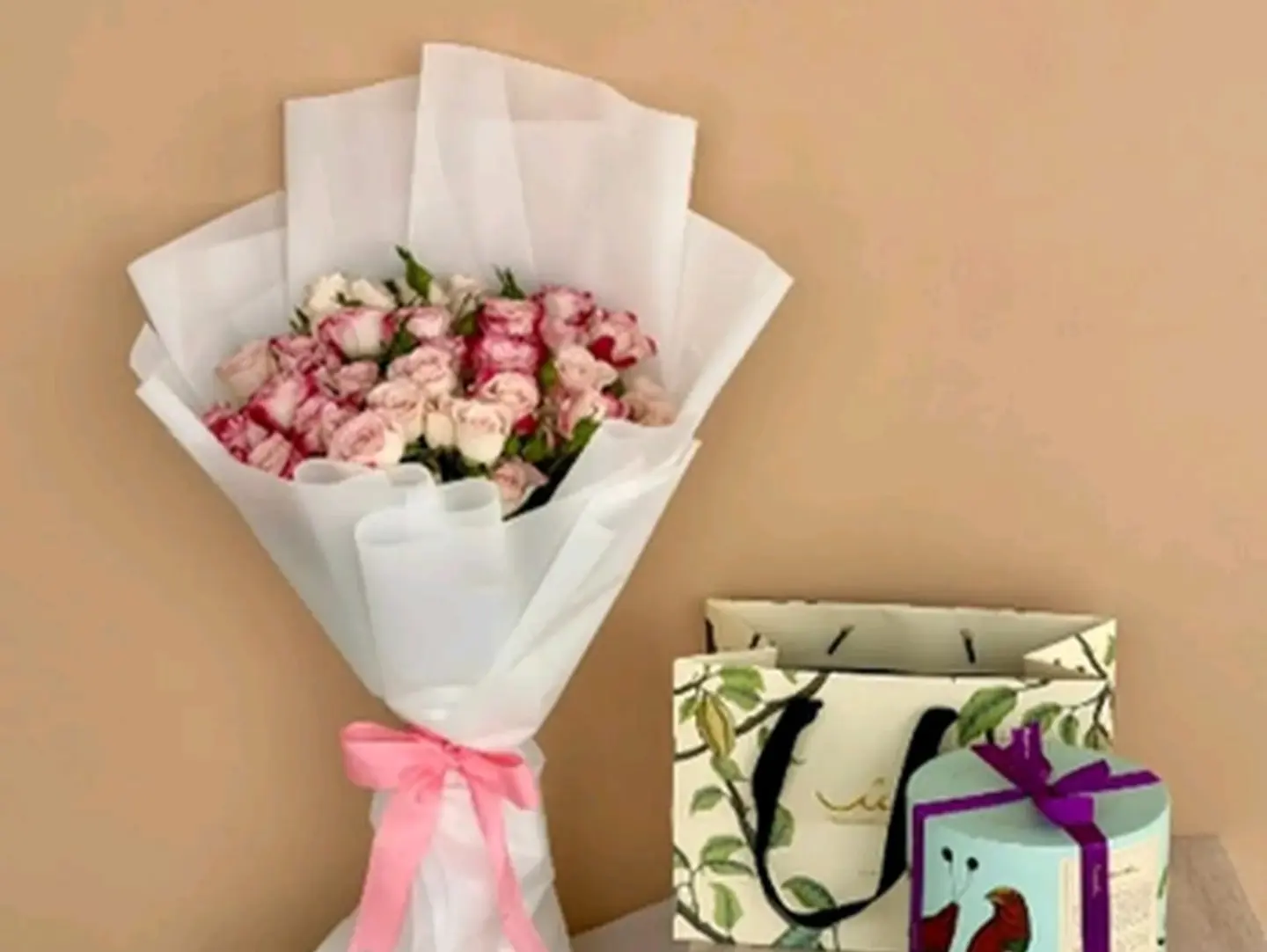 Anoosh Chocolate & Baby Rose Bouquet   222