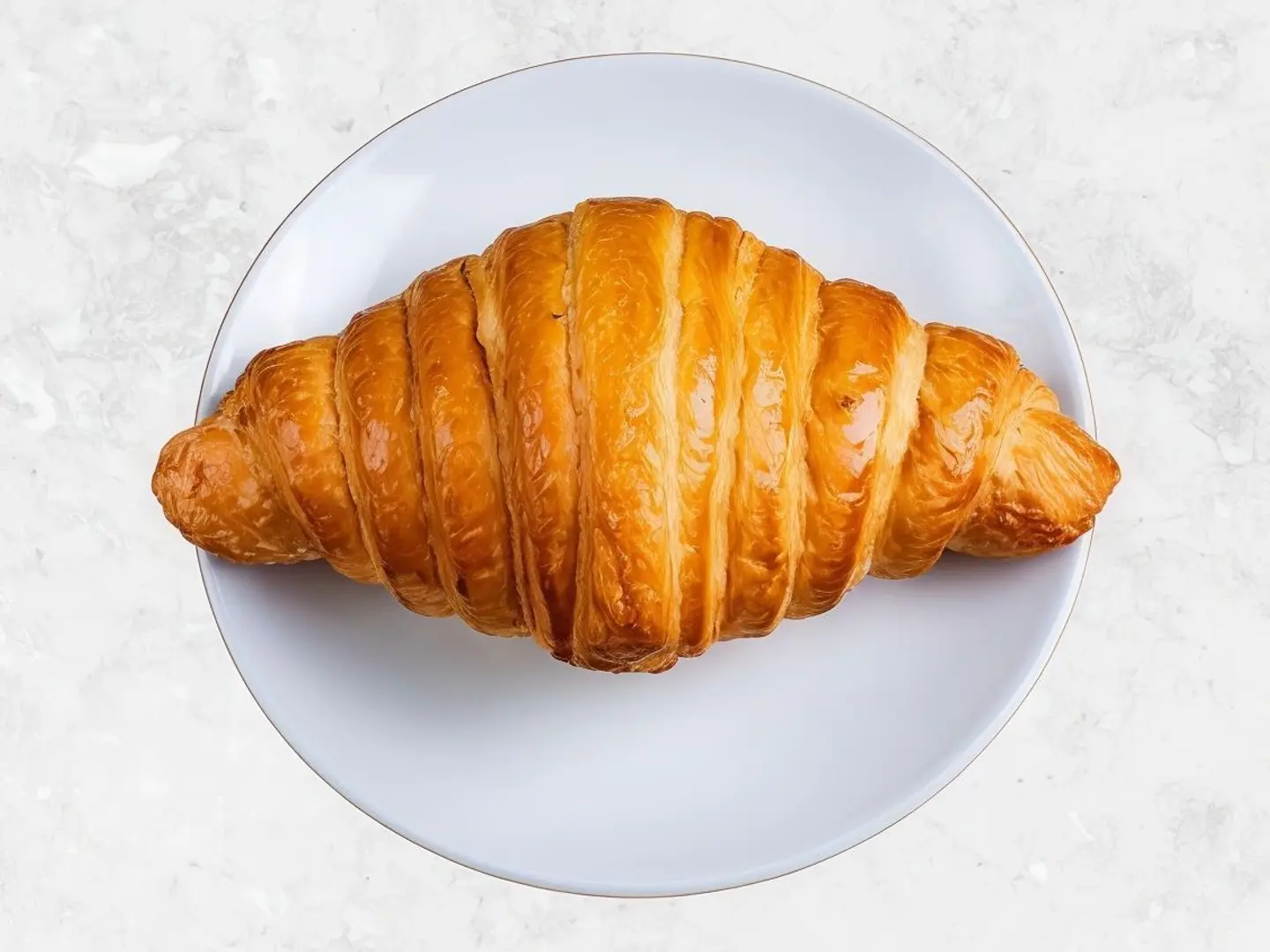 كرواسون جبنة بيضاء بالزبدة