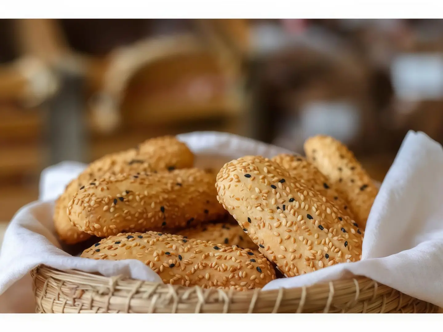 شابورة سمسم مع مربي