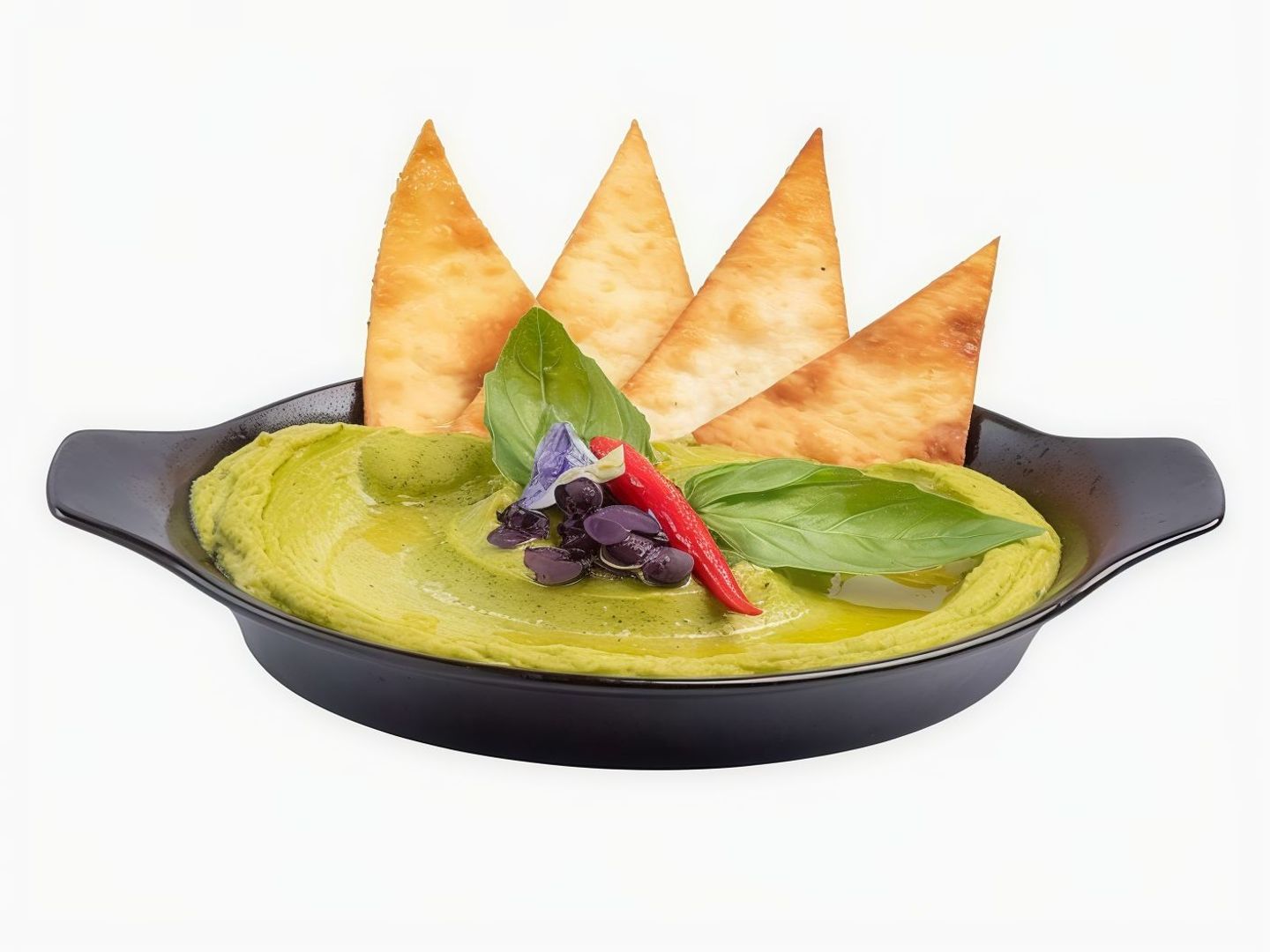 Hummus With Basil