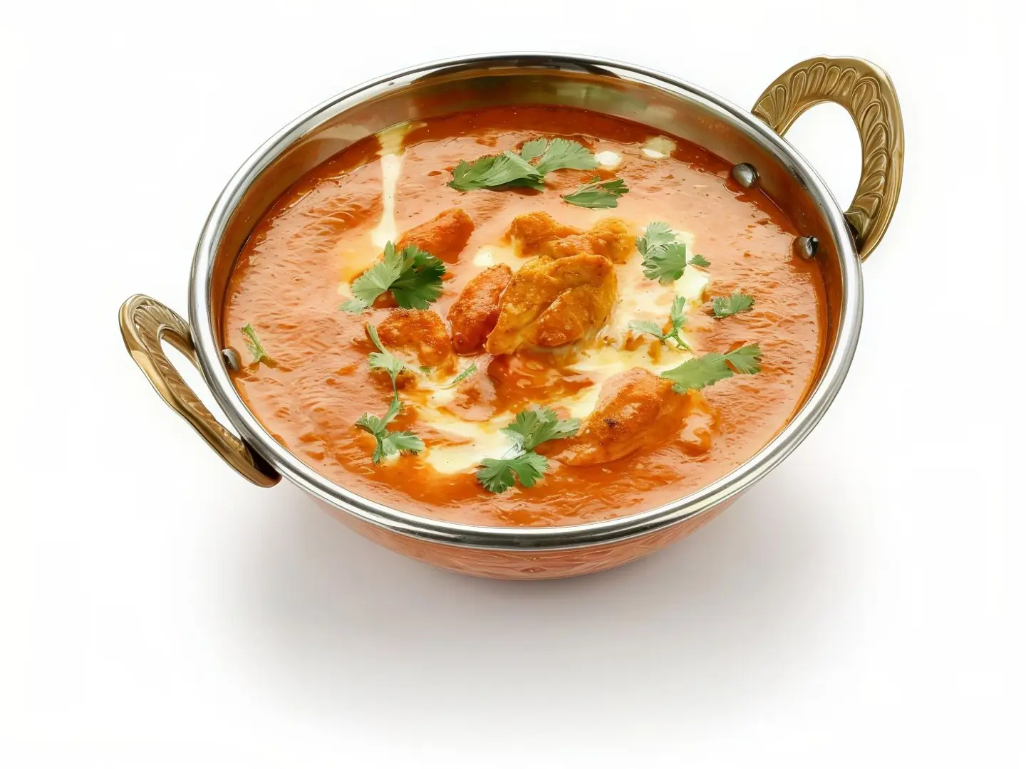 Daka Chicken Dish With Paratha Bread