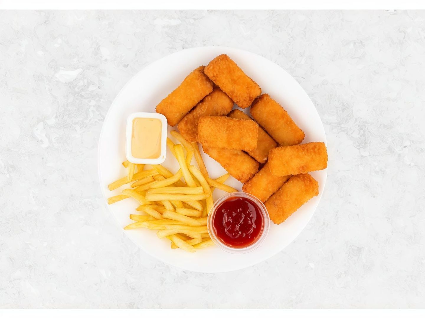Large Regular Fries With Royal Boneless