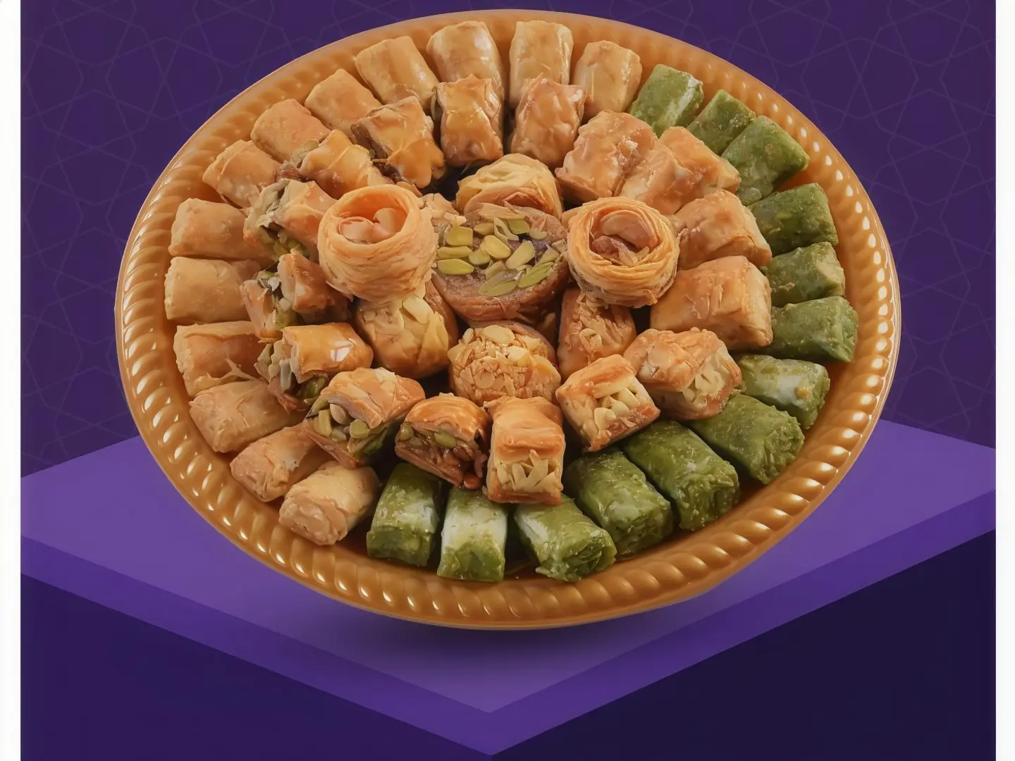 بقلاوة مكس صغير