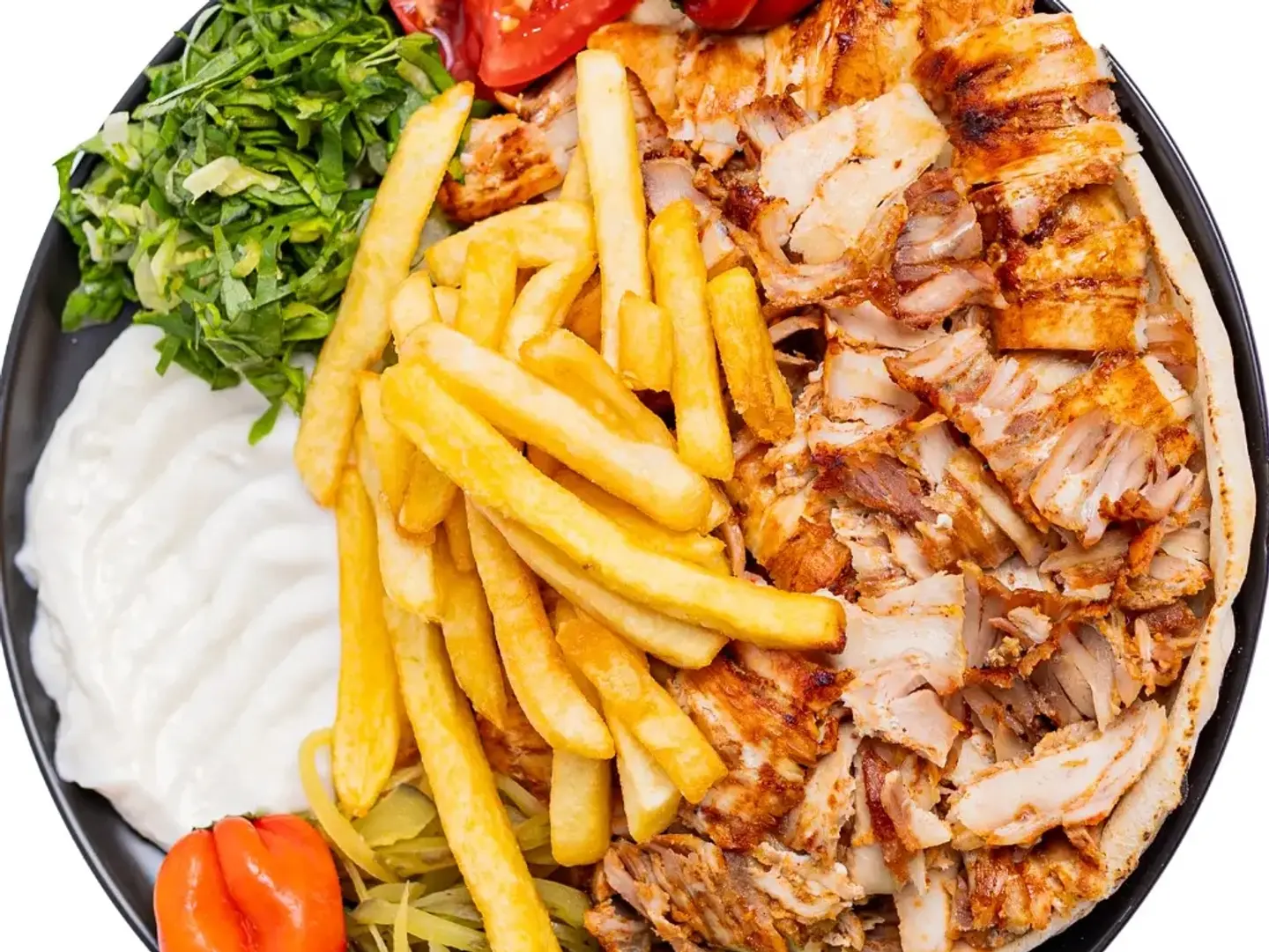 صحن شاورما اسكندر كبير