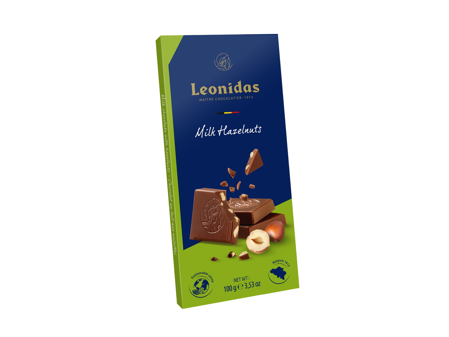 Milk Chocolate Tablet Hazelnuts 100g