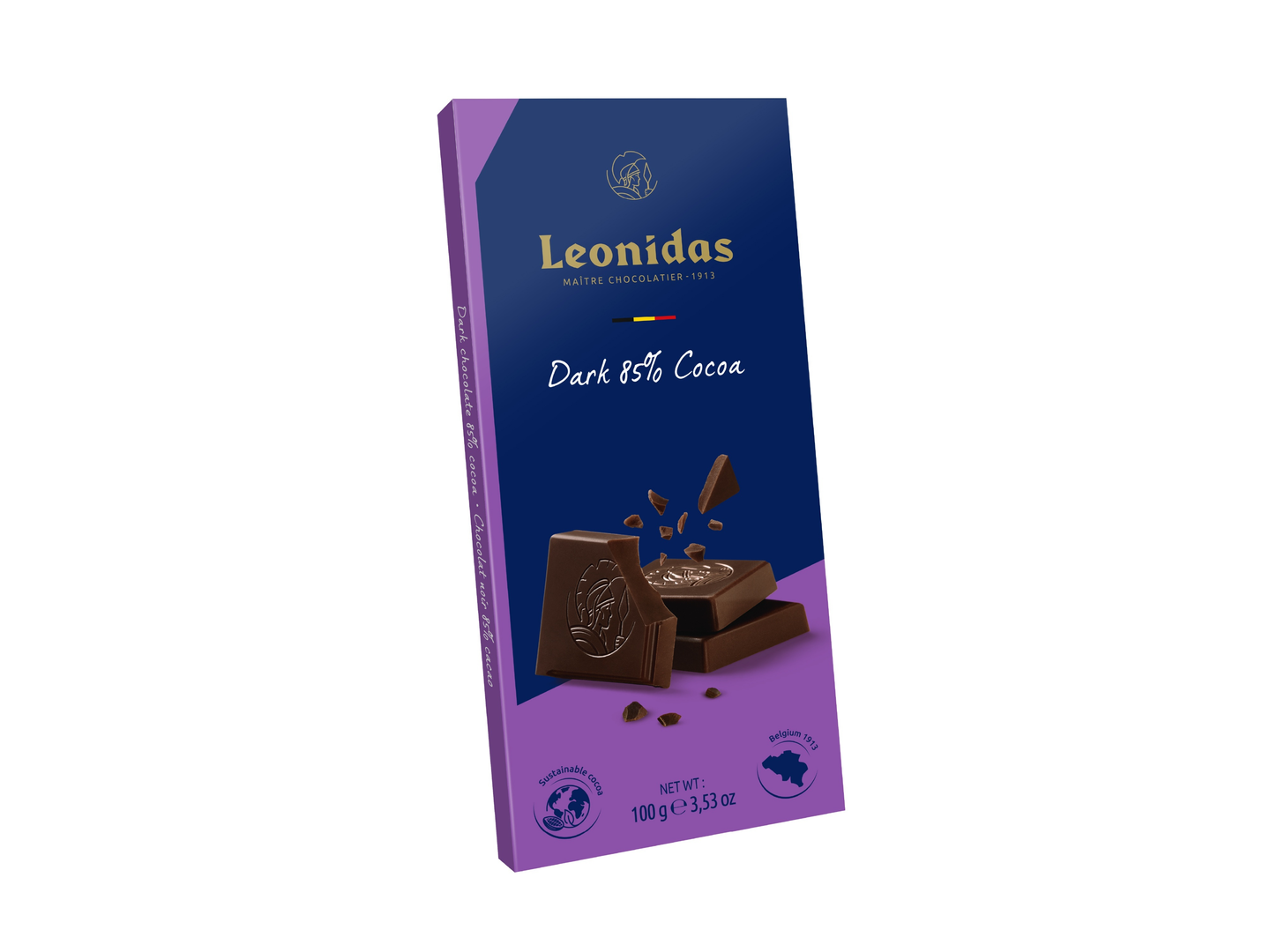 Dark Chocolate Tablet 85% Cocoa 100g