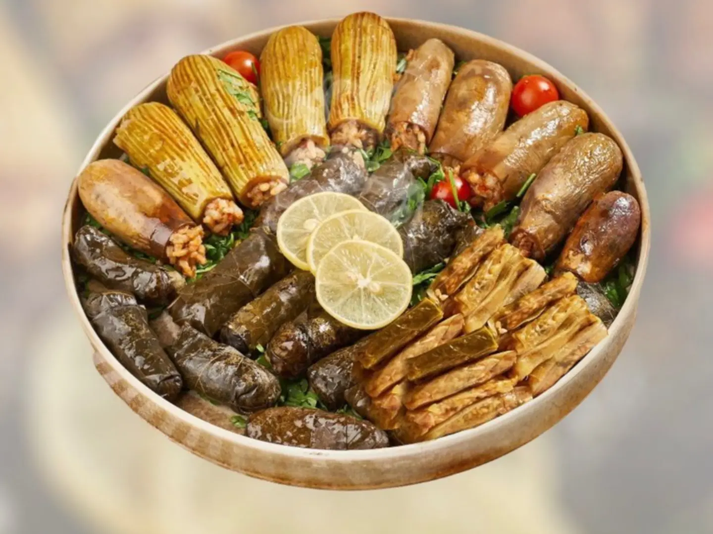 محشي مشكل مع ممبار