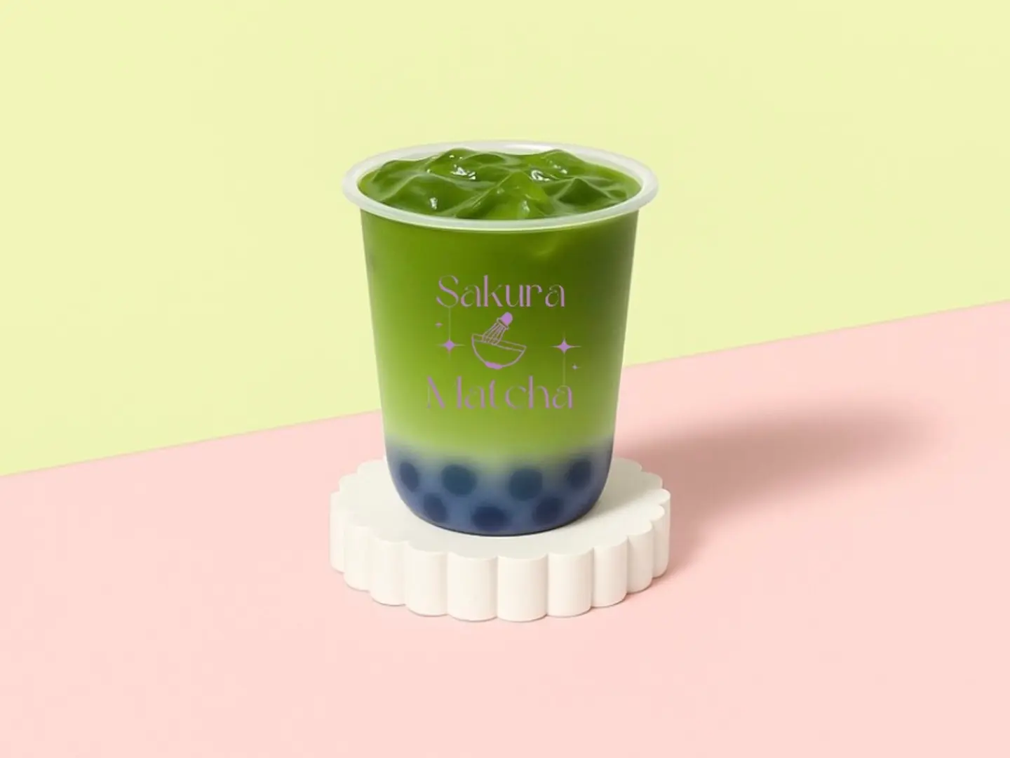 Matcha Boba Blueberry