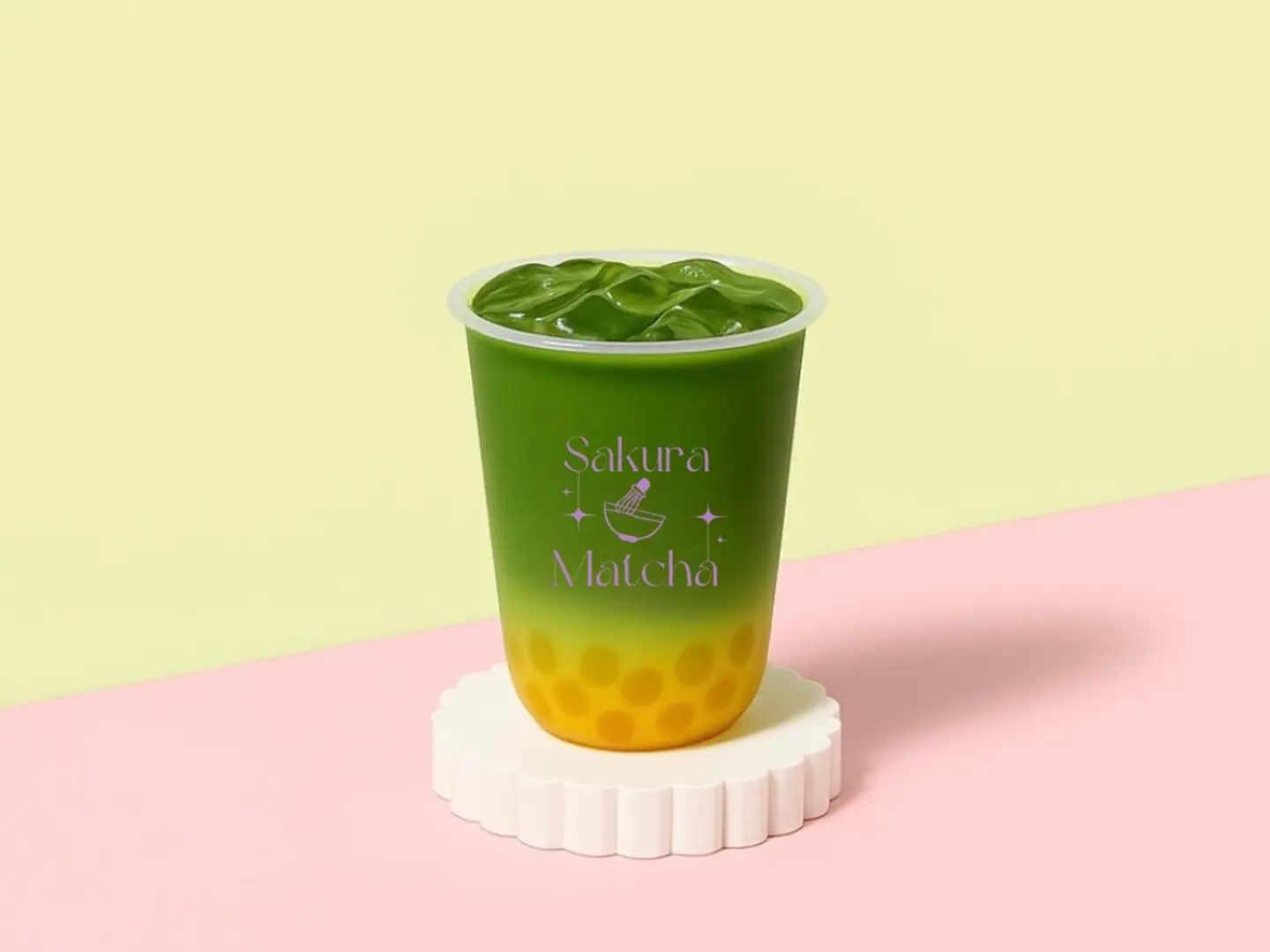 Matcha Boba Mango