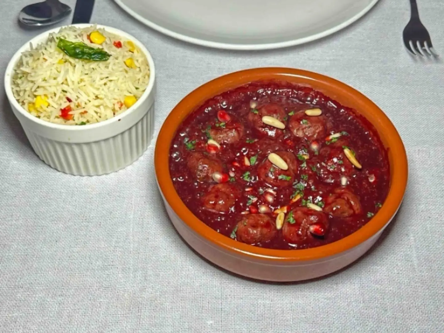 كفته مع صوص الكرز