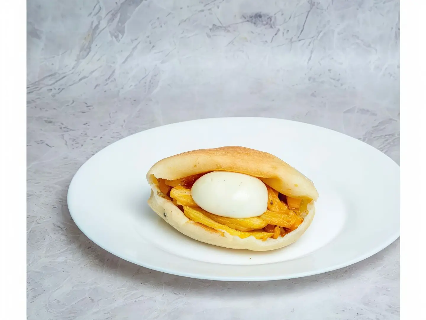 Potato With Egg Sandwich