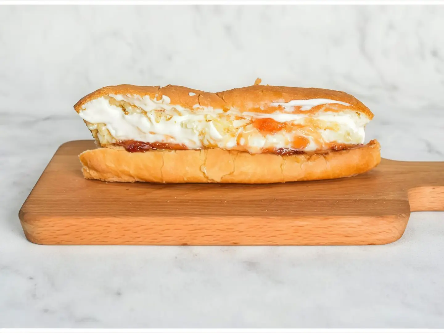 Halawa Mix Sandwich With Cream And Jam