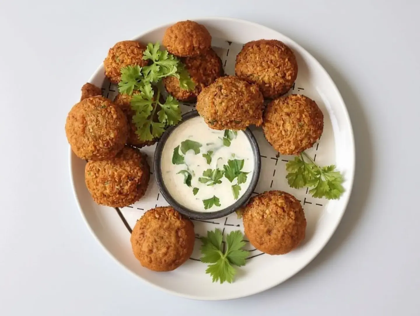 Four Falafel Pieces