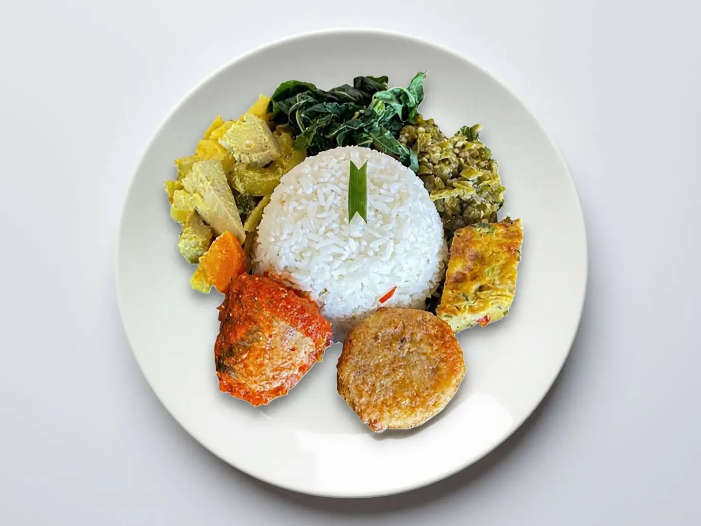 Nasi Padang Gulay Asem Padeh