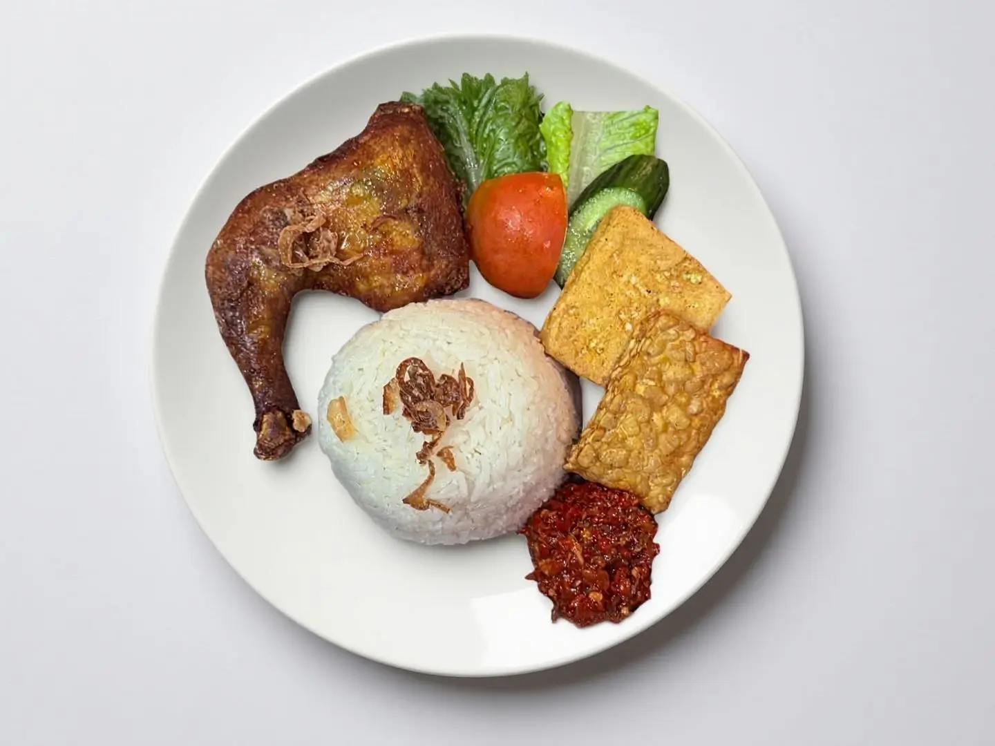 Paket Nasi Ayam Goreng