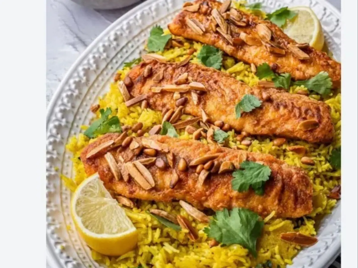 Half A Kilo Of Fried Fish With Rice