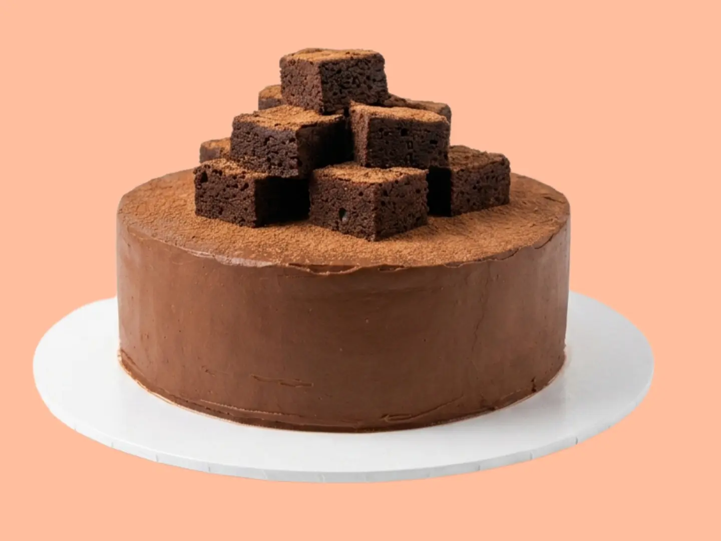 Dark Chocolate Brownie Cake