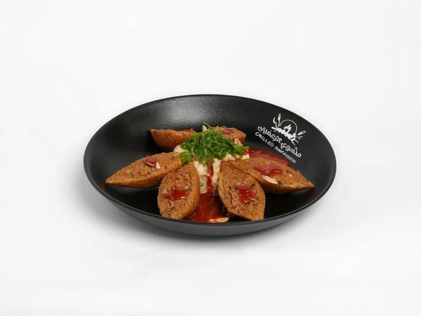 Kibbeh With Cherry Sauce