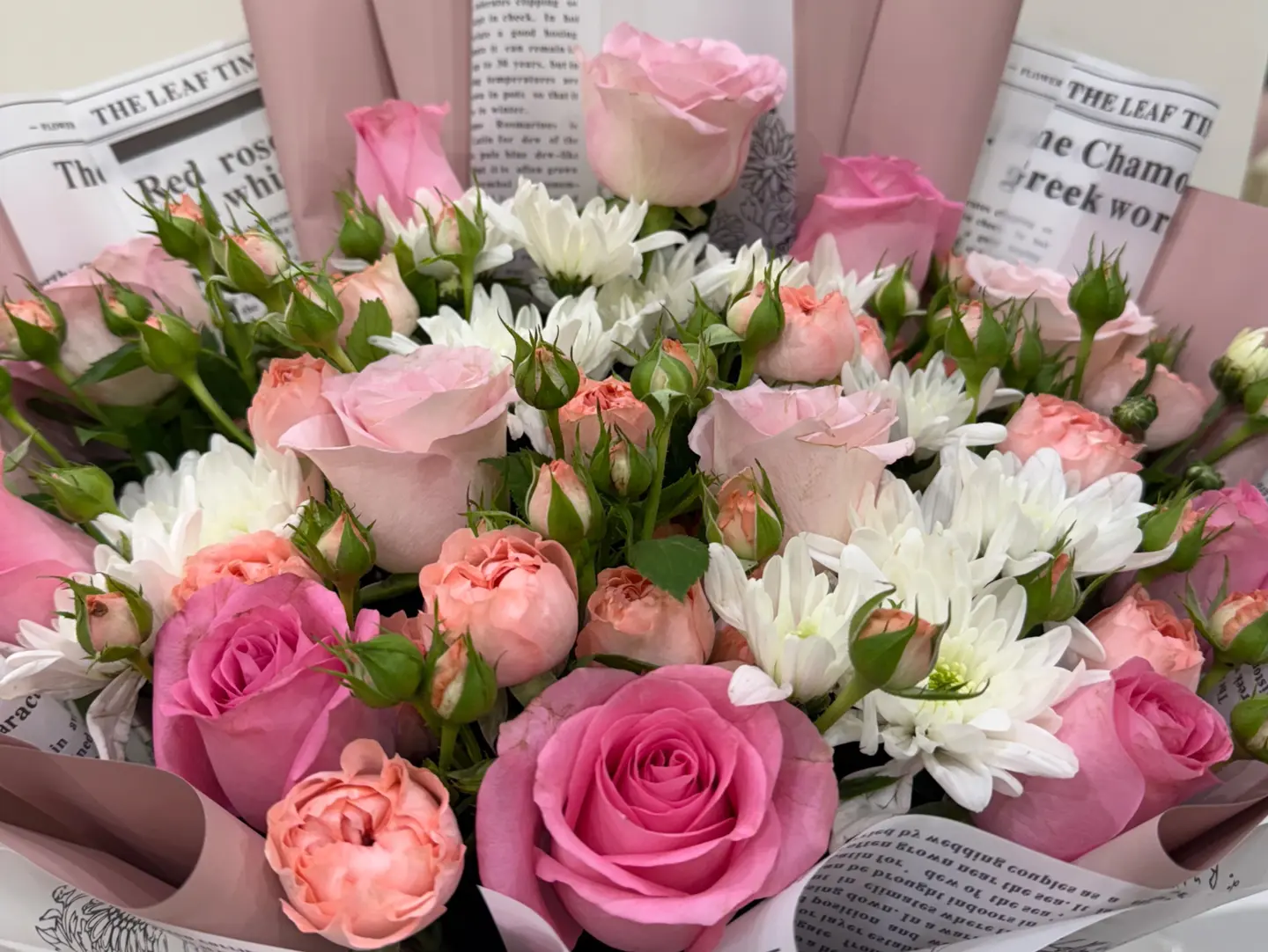 Mix Of Roses And Baby Roses