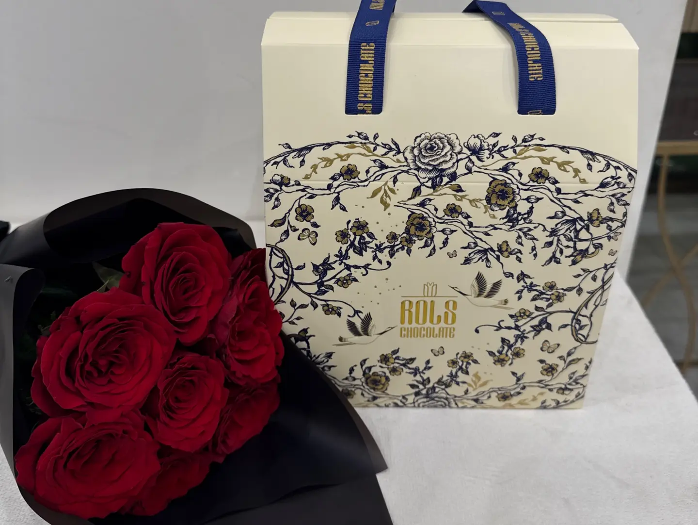 Rose With Rose Chocolate