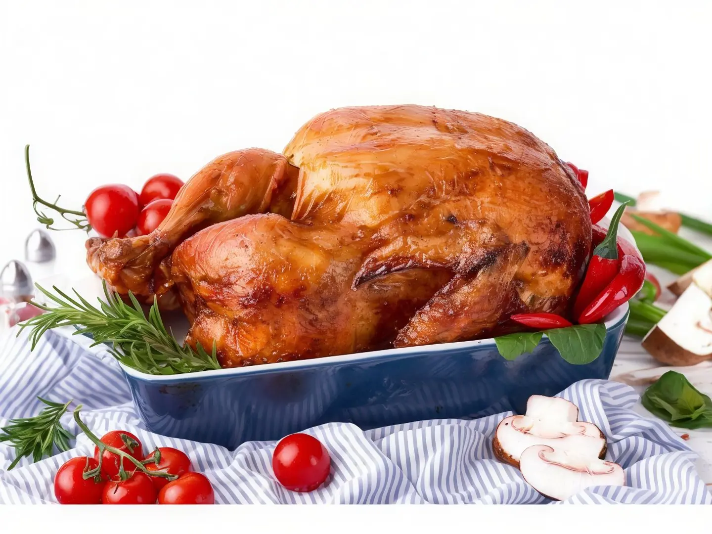 ديك رومي بالجمبري