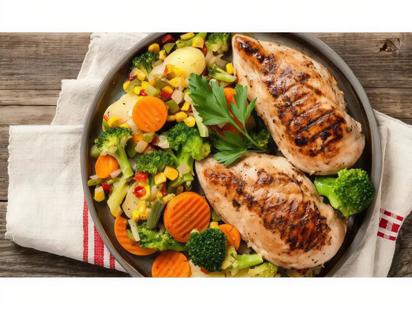 صدر دجاج جريل عضوي