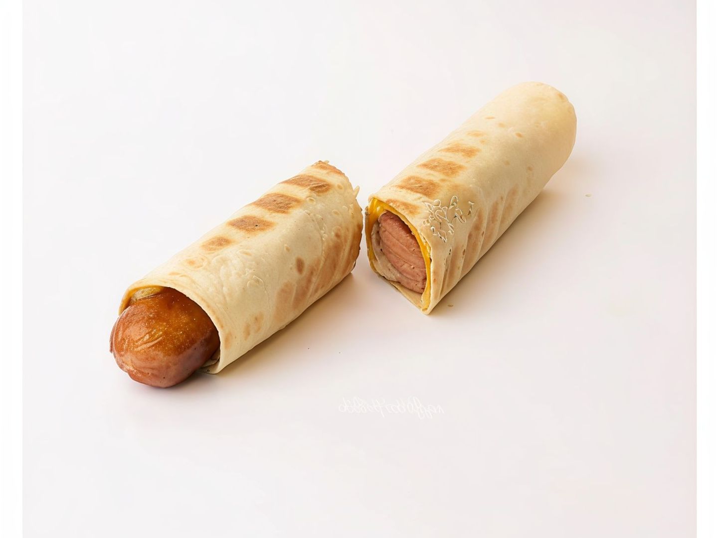 Hot Dog And Cheese Chapati Paratha